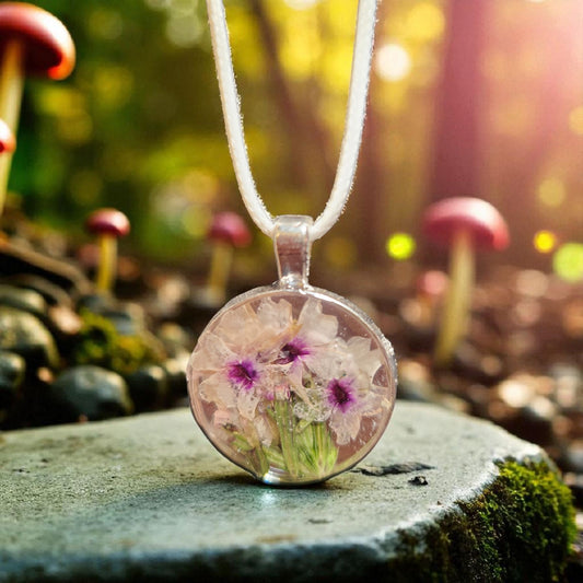 Real Flower Pendant