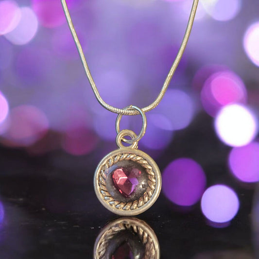 Heart Necklace with dainty pendant